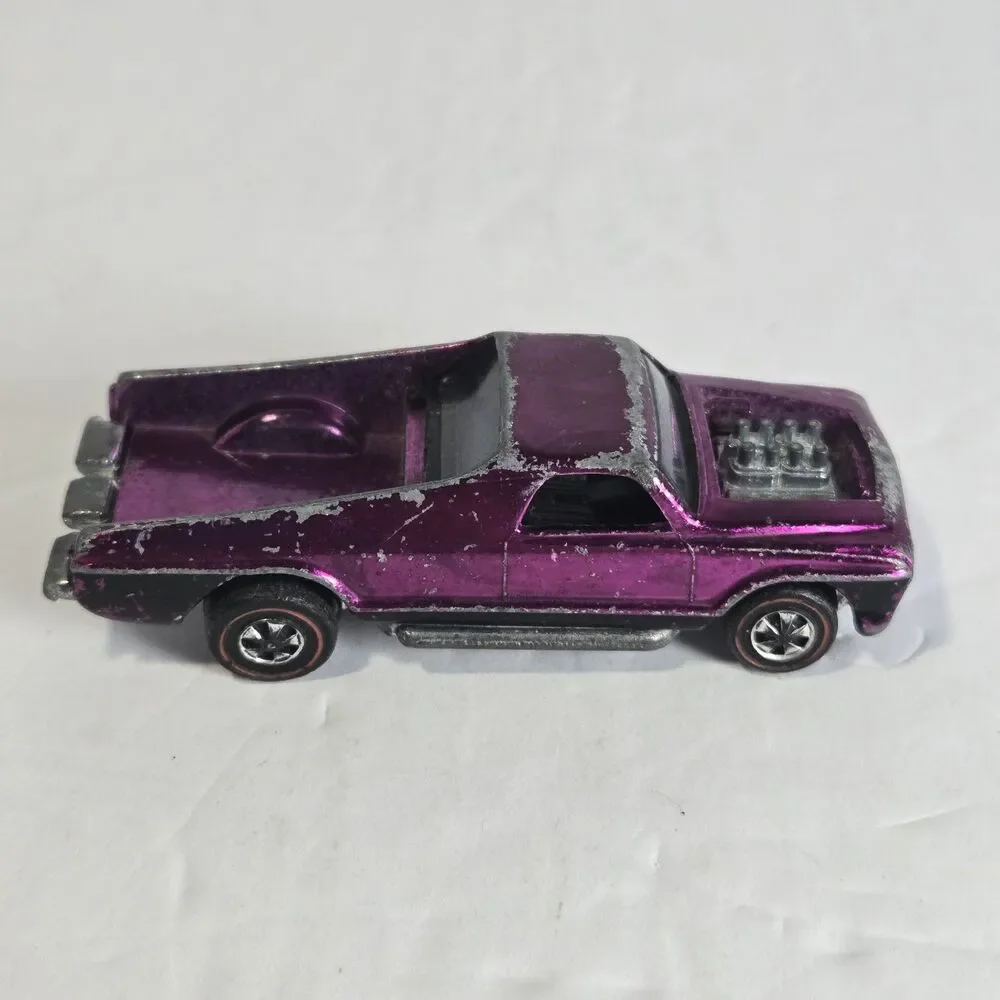 Vintage Hot Wheels 1969 Redline Seasider Magenta Black Interior No Boat